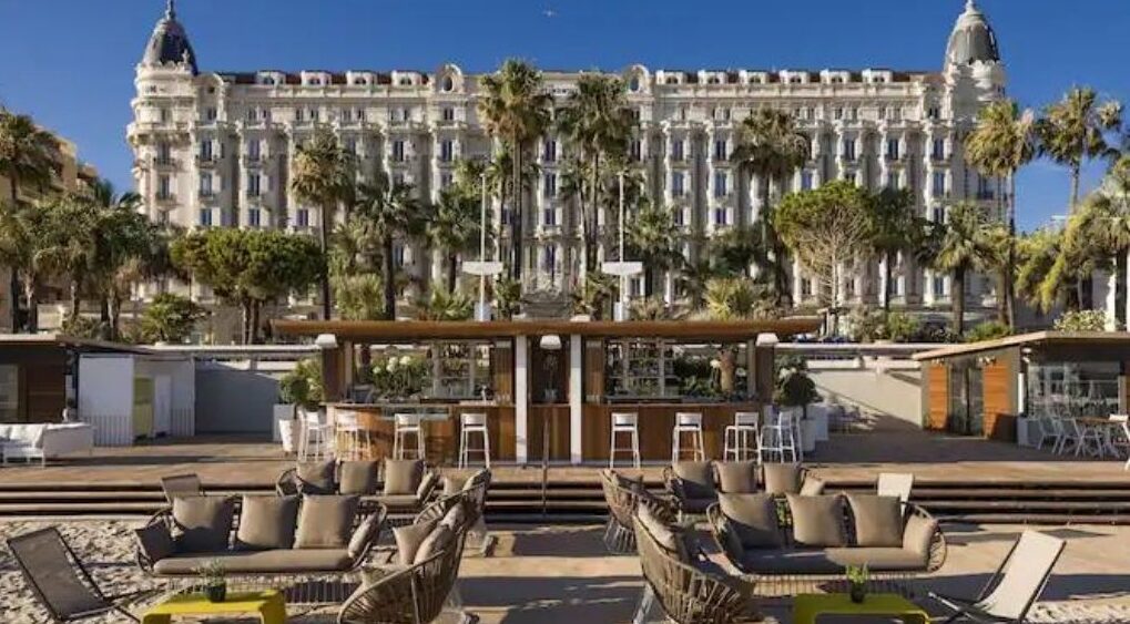 hotel intercontinental house terrace in cannes